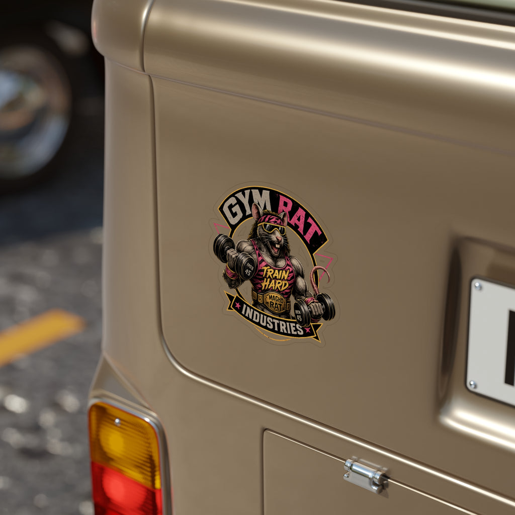 Transparent Outdoor Stickers, Die-Cut, 1pc