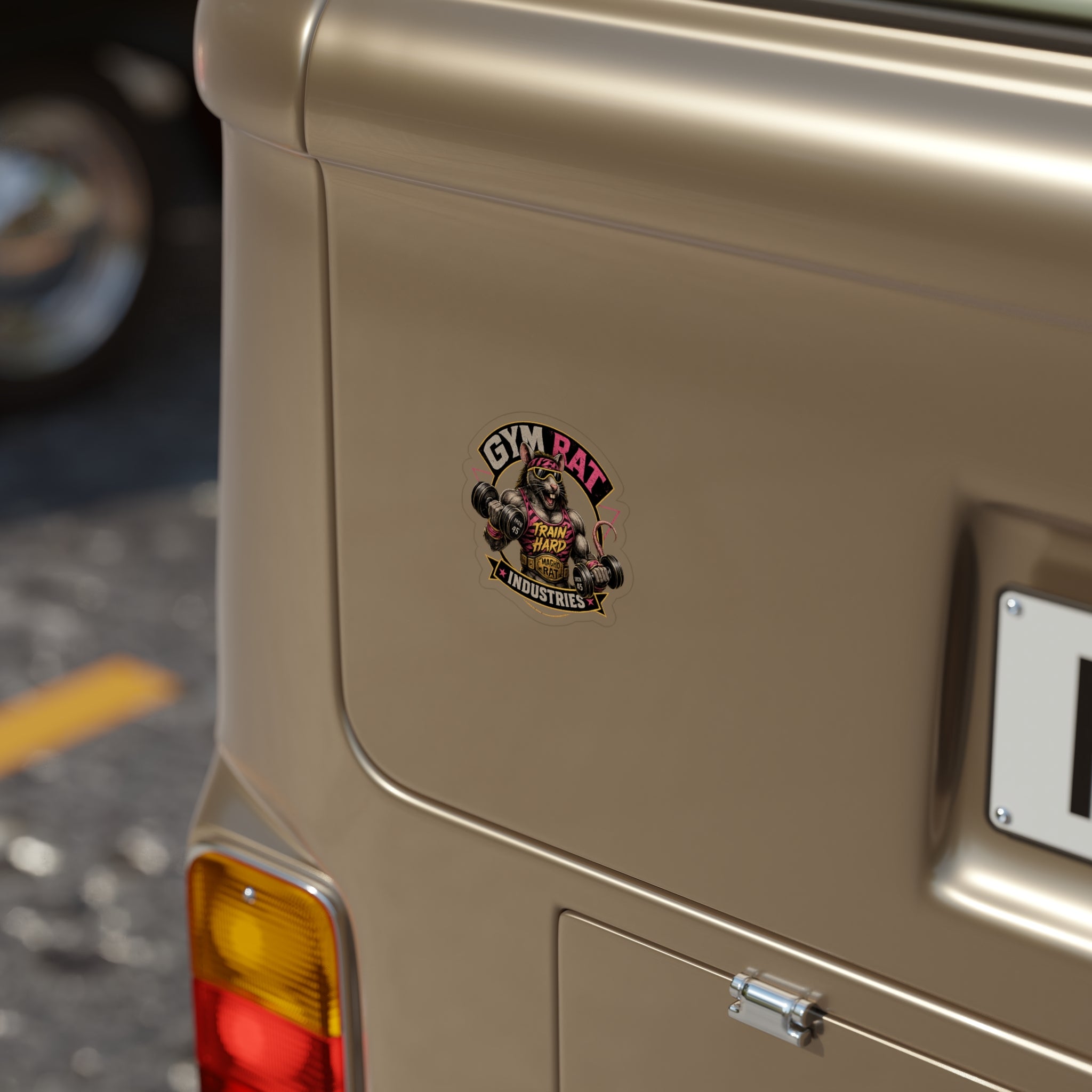 Transparent Outdoor Stickers, Die-Cut, 1pc